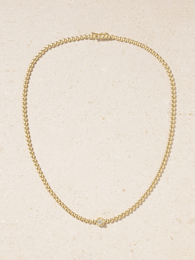 Jennifer Meyer - 18-karat Gold Diamond Necklace - One size