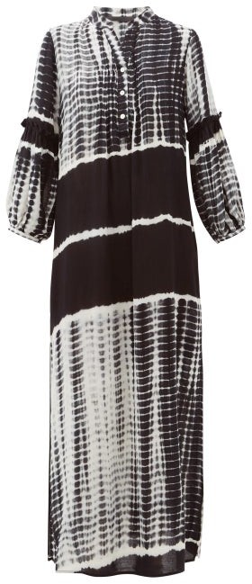 black and white monochrome dress