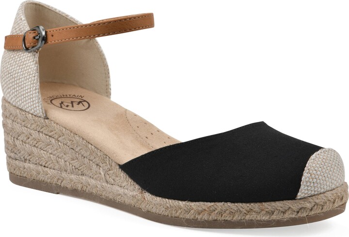 White Mountain Footwear Maintain Espadrille Wedge Sandal