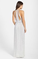 Thumbnail for your product : Parker 'Lita' Embellished Keyhole Halter Gown