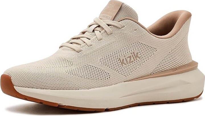 Kizik Athens 2 Knit Hands-free Women's Walking Shoes Oatmeal/Warm Taupe : 8 M, Textile