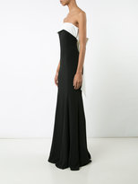 Thumbnail for your product : Jay Godfrey bicolour strapless gown - women - Polyester/Spandex/Elastane - 6