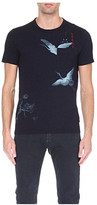 Thumbnail for your product : Ralph Lauren Crane-print cotton-jersey t-shirt