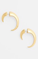 Thumbnail for your product : Vince Camuto Women's 'By the Horns' Reversible Small Hoop Earrings - Gold
