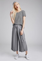 Thumbnail for your product : Forever 21 High-Slit Striped Top