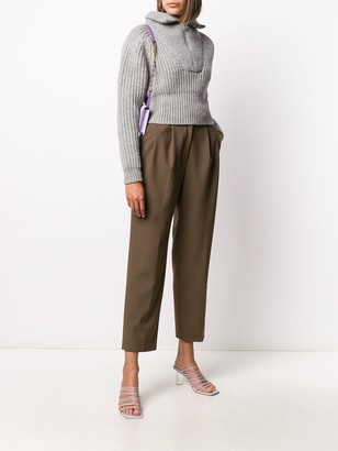 Jacquemus Stand-Up Collar Chunky Jumper