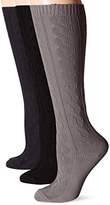 Thumbnail for your product : Muk Luks Women's Microfiber Knee High Socks 3-Pack