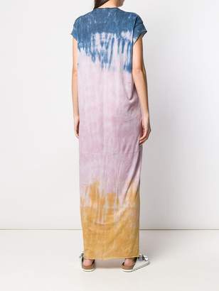 Raquel Allegra tie-dye print dress