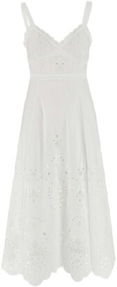 Dolce & Gabbana Cut Out Embroidered Dress