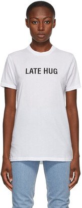 Helmut Lang SSENSE Exclusive White 'Late Hug' T-Shirt
