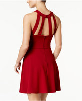 Thumbnail for your product : B. Darlin Juniors' Embellished Illusion Fit & Flare Dress, a Macy's Exclusive Style