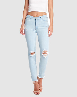RES Denim Women's Blue Skinny - Kitty Skinny Ankle Jeans - Size One Size, 26 at The Iconic
