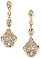 Thumbnail for your product : Adriana Orsini Garden Gate Pavé Crystal Triple-Drop Earrings/Goldtone