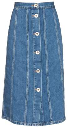 MiH Jeans Simone button-down denim skirt