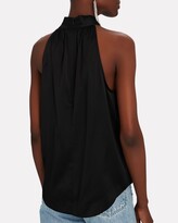 Thumbnail for your product : Frame Silk Sleeveless Halter Top