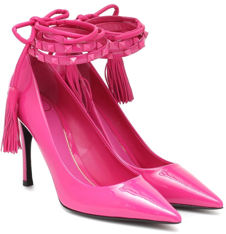 Pink Valentino Rockstud Heels Shop The World S Largest Collection Of Fashion Shopstyle