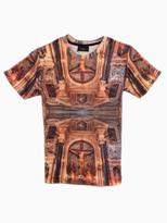 Thumbnail for your product : Choies New Look Men's T-shirt With Religion Palace Print