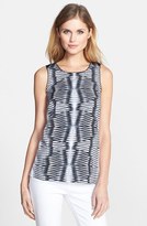 Thumbnail for your product : Kensie 'Mirror Print' Sleeveless Top