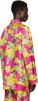 Thumbnail for your product : Versace Underwear Pink Floral Pyjama Shirt