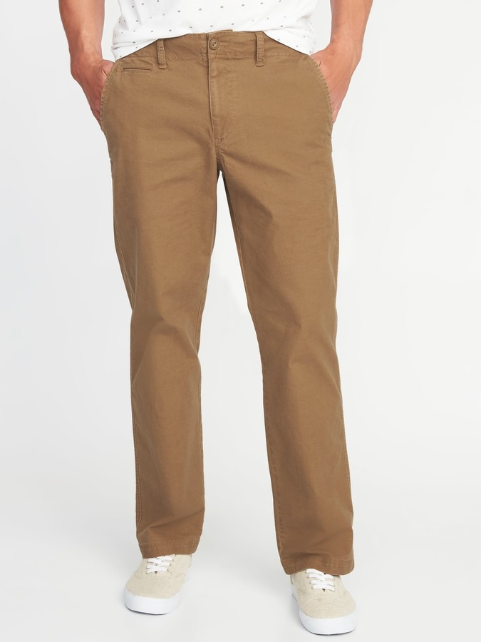 mens khaki pants with back flap pockets