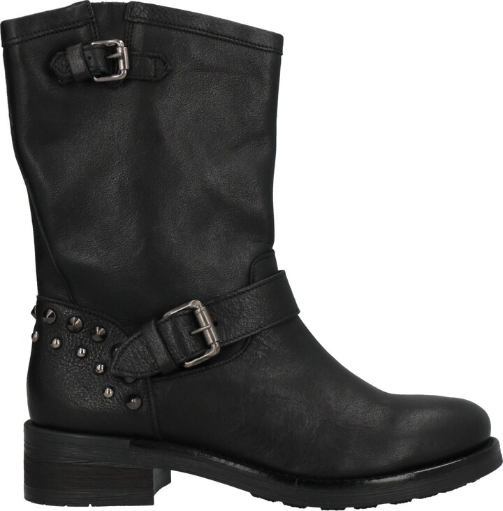 WAY OUT London Ankle Boots Black - ShopStyle
