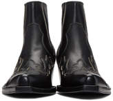 Thumbnail for your product : Calvin Klein Black Western Chelsea Boots