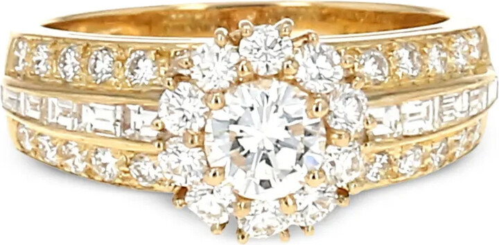 Van Cleef & Arpels Pre-Owned 2010s Pre-Owned 18kt Yellow Gold Diamond Ring