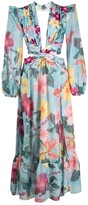 Thumbnail for your product : PatBO Hibiscus Cut-out Maxi Dress