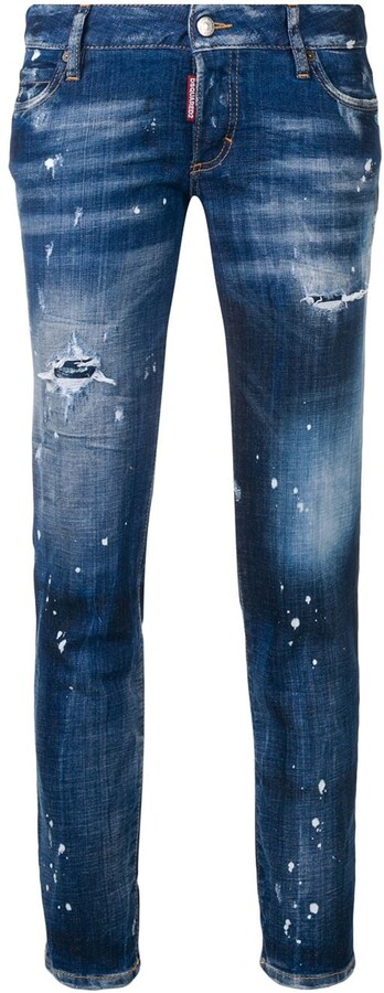 painted jeans womens