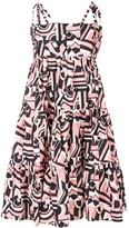 Thumbnail for your product : La DoubleJ Geometric Print Flared Dress