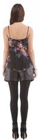 Thumbnail for your product : Twelfth St. By Cynthia Vincent | Film Noir Ruffle Top Cami - Film Noir