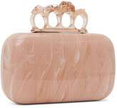 Thumbnail for your product : Alexander McQueen Pink Skull Clutch