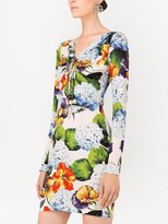 Thumbnail for your product : Dolce & Gabbana Floral-Print Mini Dress