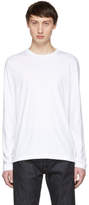 Thumbnail for your product : Helmut Lang White Overlay Logo Long Sleeve T-Shirt
