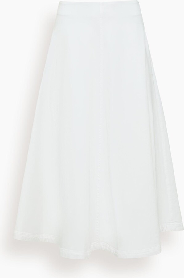 Varda Skirt in Optic White