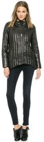 Thumbnail for your product : Helmut Lang Petal Leather Puffer Jacket