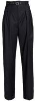 Thumbnail for your product : IRO Pinstriped Wool Wide-leg Pants