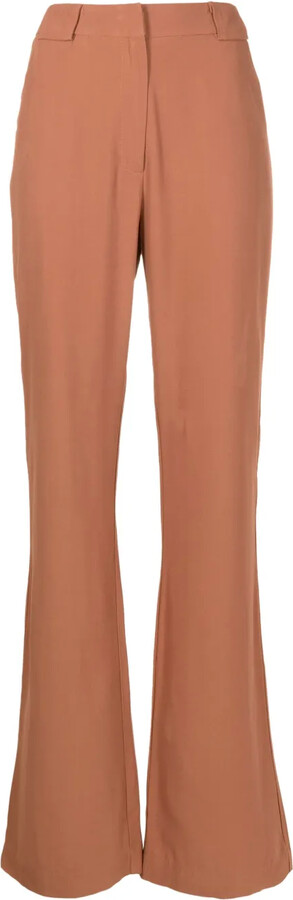 Lethicia Bronstein Ava flared crepe trousers