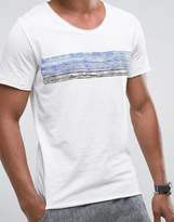 Thumbnail for your product : Selected T-Shirt With Scoop Neck And Graphic