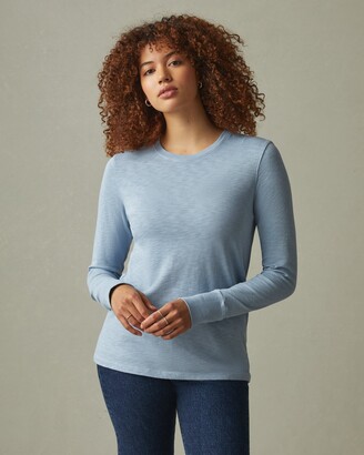 Womens Light Blue Long Sleeve T-shirts | ShopStyle