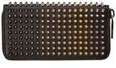 Thumbnail for your product : Christian Louboutin Panettone Studded Leather Zip Around Wallet