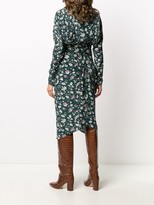 Thumbnail for your product : Isabel Marant Floral-Print Fitted Midi Dress