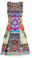 Thumbnail for your product : Etro Floral Mosaic Boatneck Midi Dress