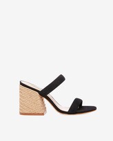 Thumbnail for your product : Express Steve Madden Marcella Nubuck Heeled Sandals