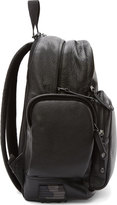 Thumbnail for your product : Diesel Black Leather Parakute Backpack
