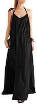 Thumbnail for your product : Ann Demeulemeester Crepe Halterneck Maxi Dress
