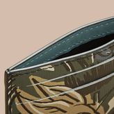 Thumbnail for your product : Burberry Beasts Print Leather Card Case