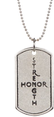 Tommy Bahama Sterling Silver Strength/Honor Necklace