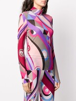 Thumbnail for your product : Emilio Pucci Geometric Print Turtleneck Top