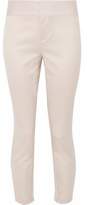 Thumbnail for your product : Alice + Olivia Cadence Cropped Wool-blend Twill Skinny Pants